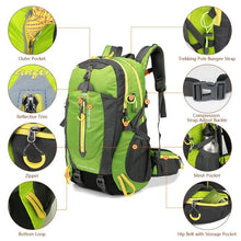 Load image into Gallery viewer, 40L Waterproof Hiking Backpack
